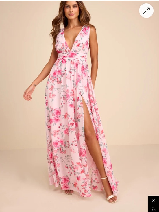 Lulus Dresses & Skirts - Lulu’s Heavenly Hues Pink Floral Maxi Dress